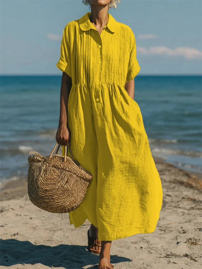 Maëlle™ | Button-Up Shirt Dress