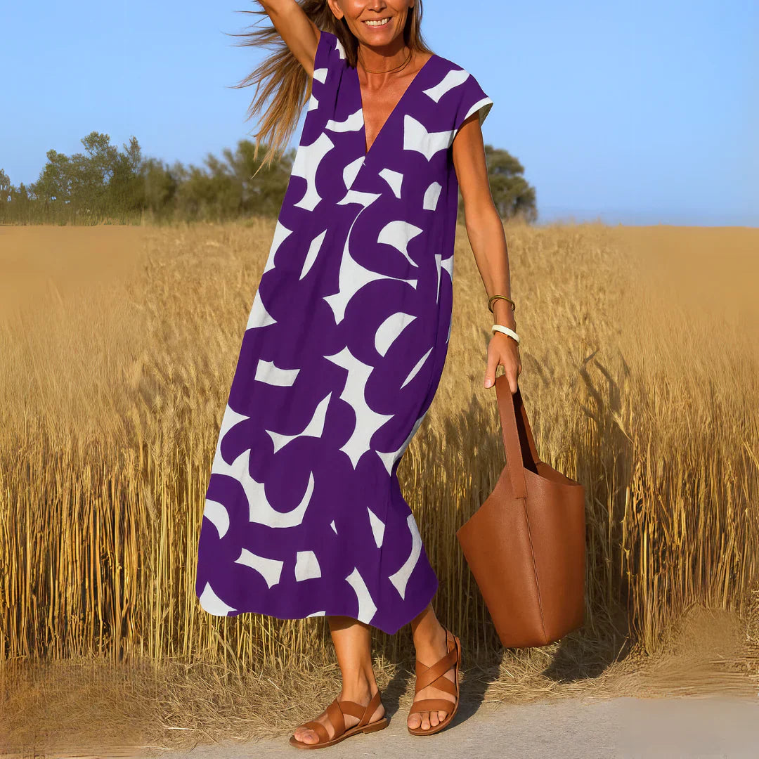 Tatiana™ | Robe Maxi Détail Découpé