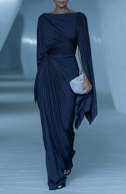 Robe Maxi Drapée Plissée Melyssa™