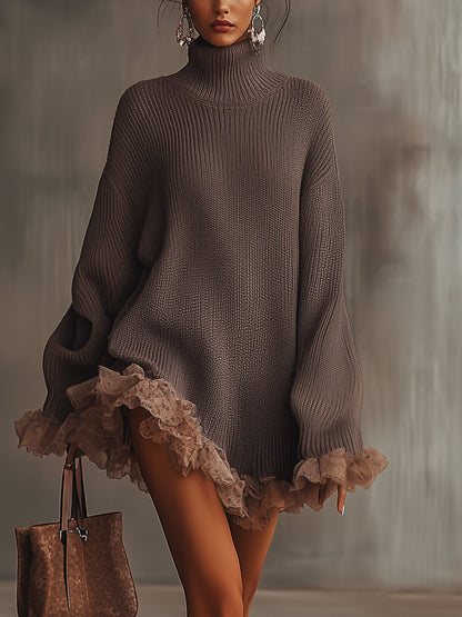 Valerie | Ruffle Knit Dress