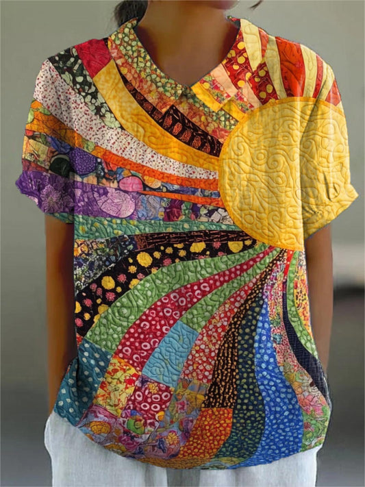 Maine | Chemise Patchwork Rayonnante