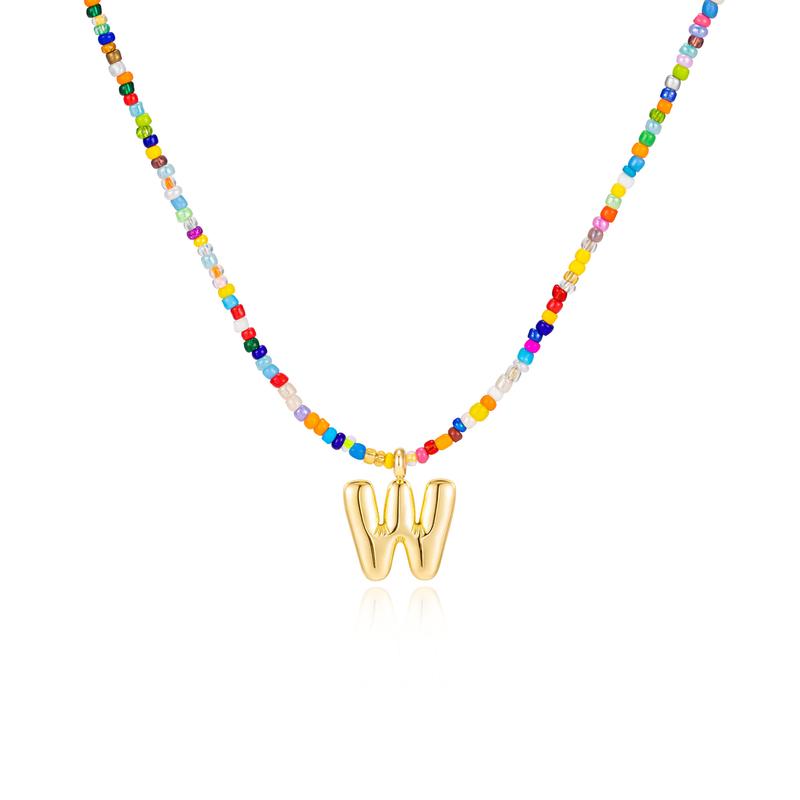 MACY™ - Colorful Bubble Letter Necklace