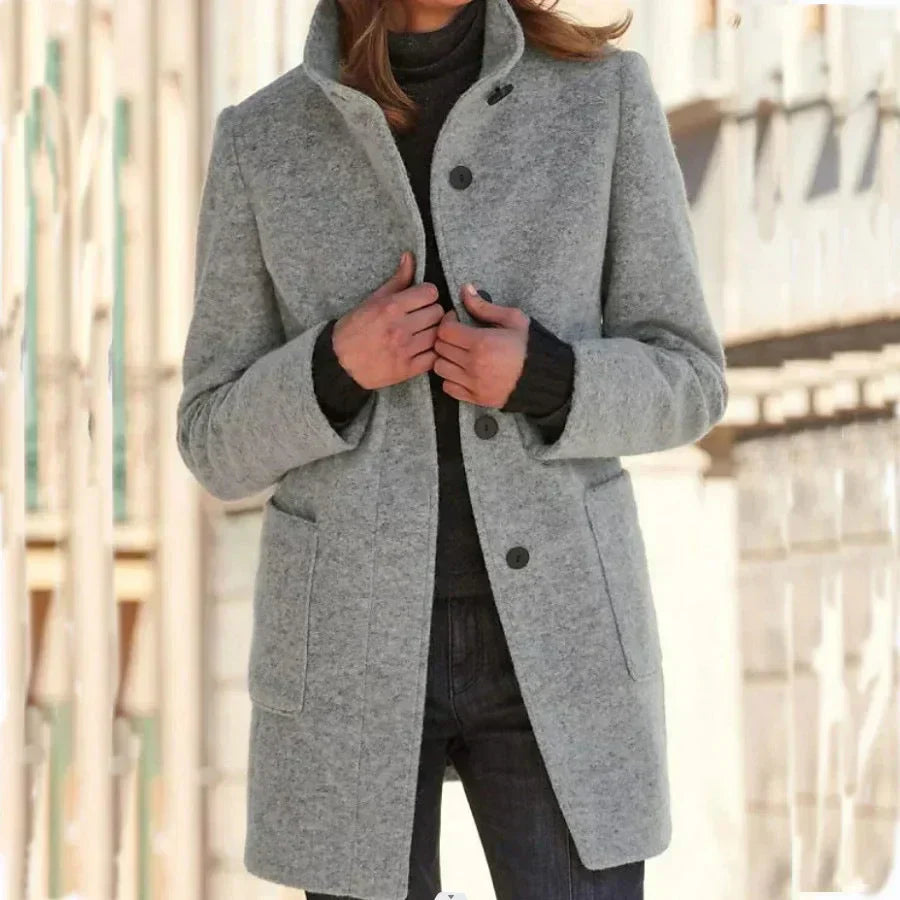 Anavelle™ | Sleek Warm Overcoat