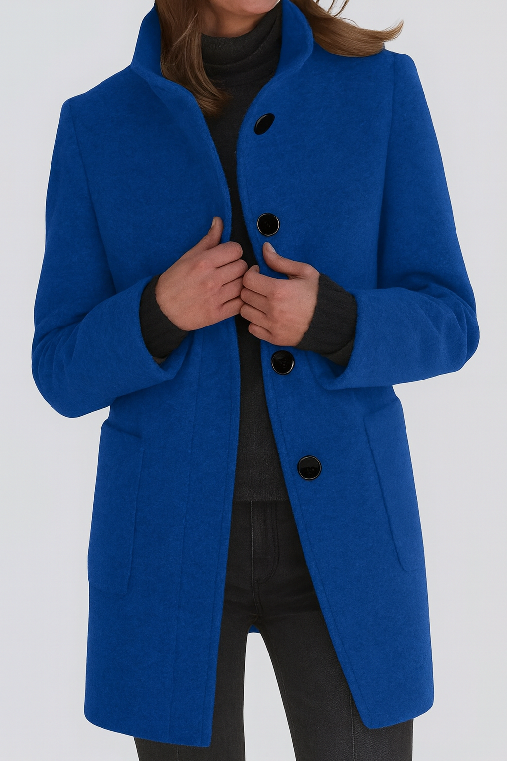 Ava | High Collar Coat