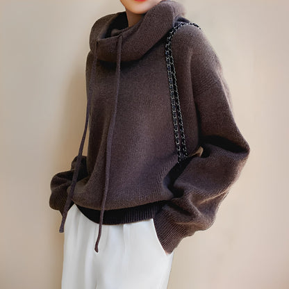 Thea | Turtleneck Hoodie