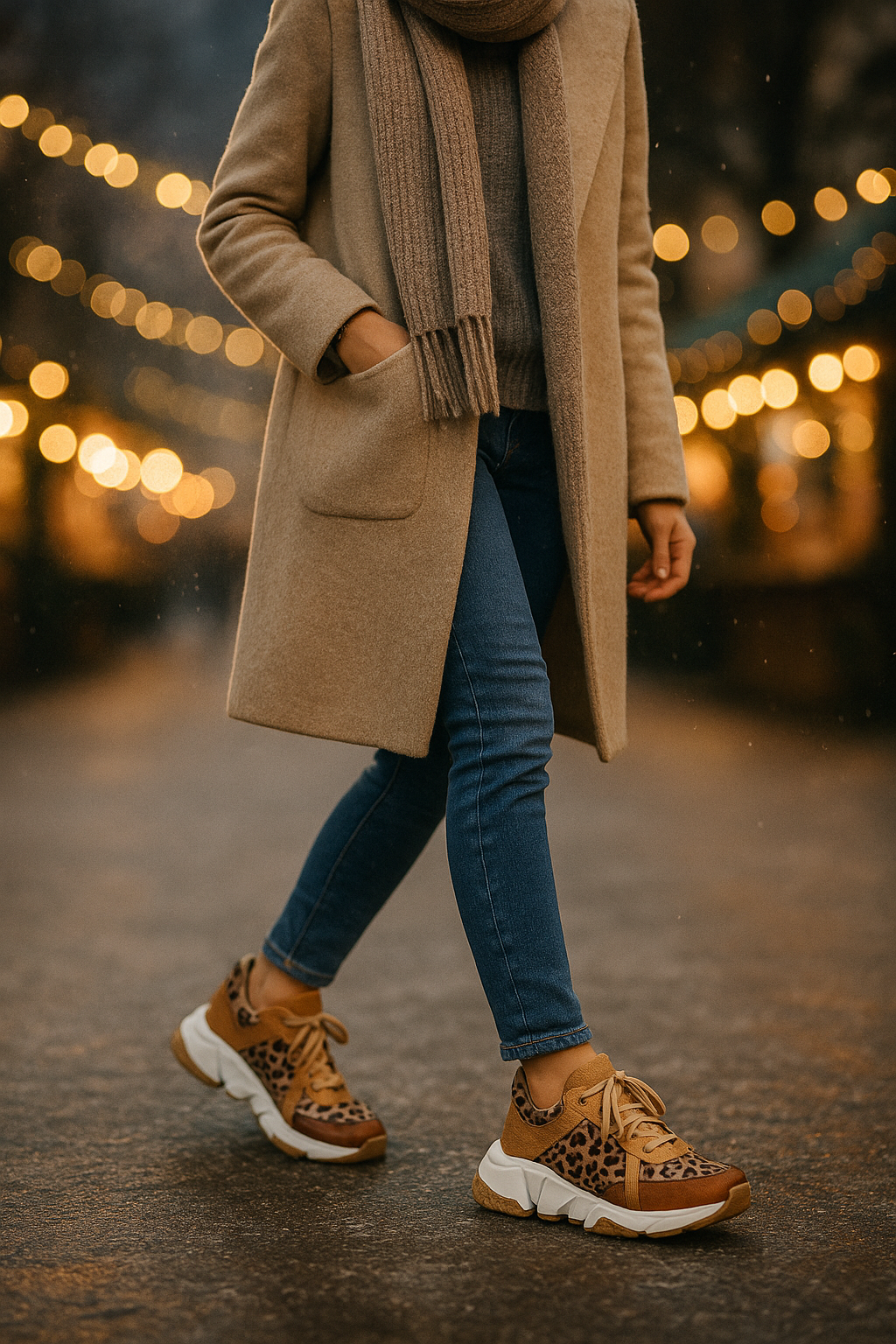 Naya | Leopard Comfort Sneakers