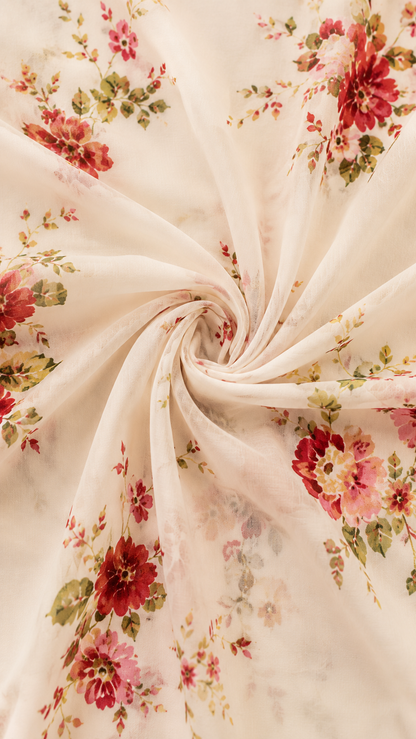 Queniva – Robe Maxi Florale Romantique de Barcelone
