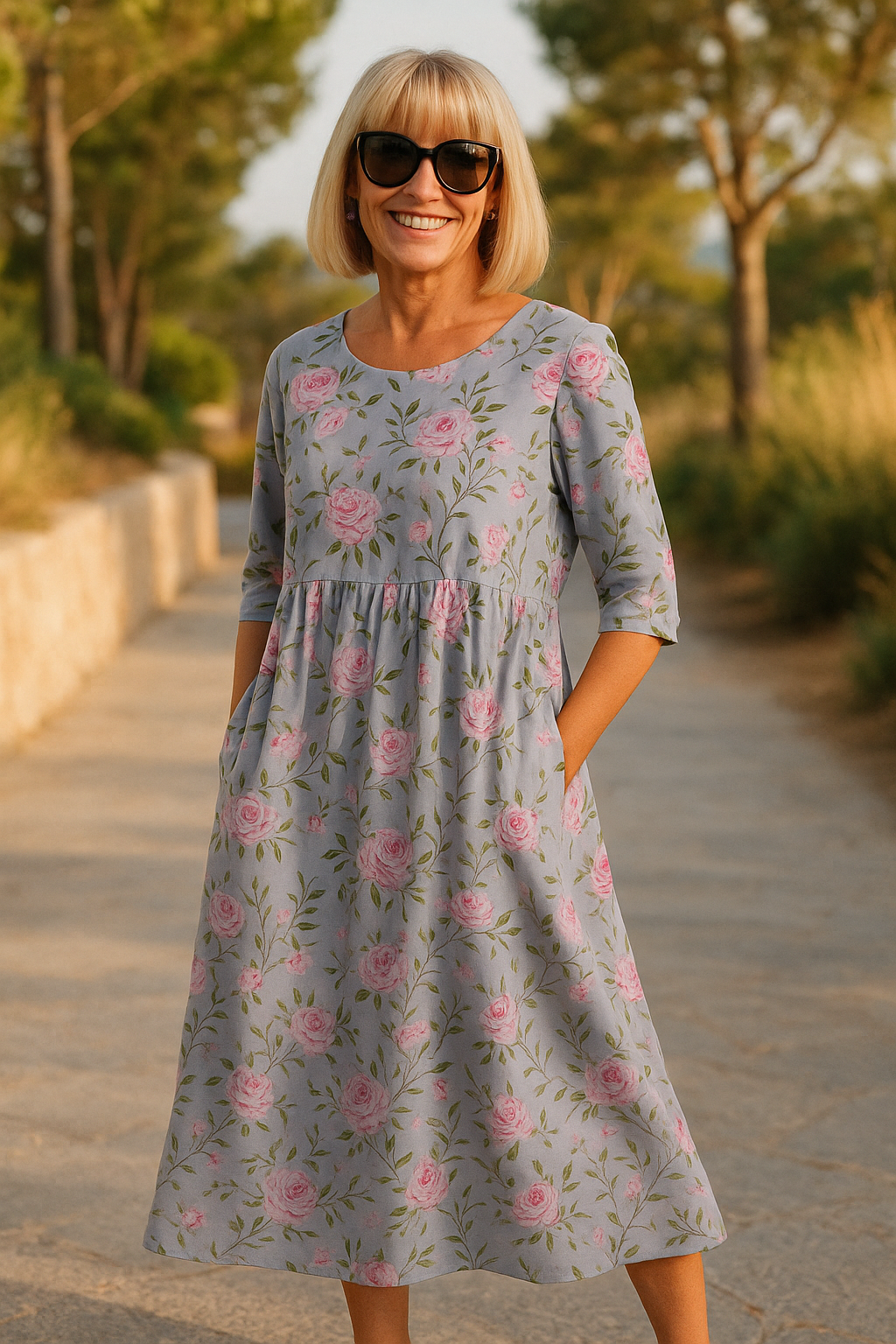 Sophei™ | Effortless Comfort Midi Dress