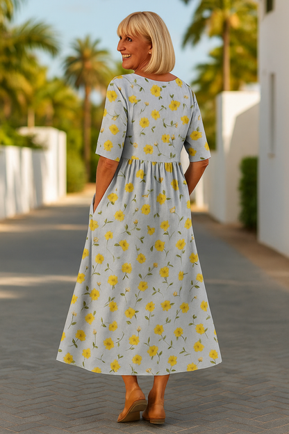 Sophei™ | Effortless Comfort Midi Dress