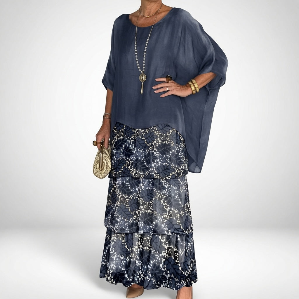 Charlotte™ — Flowing Maxi Dress with Bohemian Ruffles