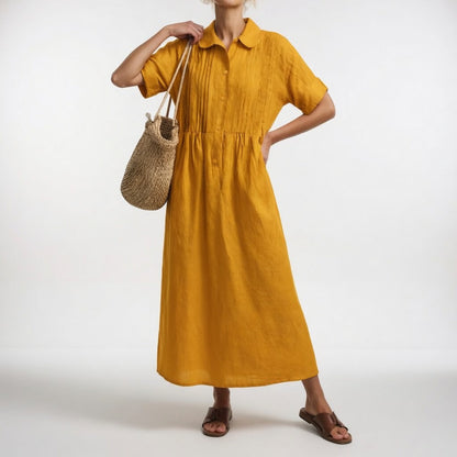 Isabelle™ | Robe chemise fluide estivale