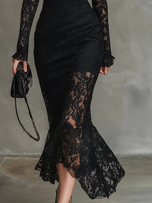 Valentina | Elegant Laced Maxi Dress
