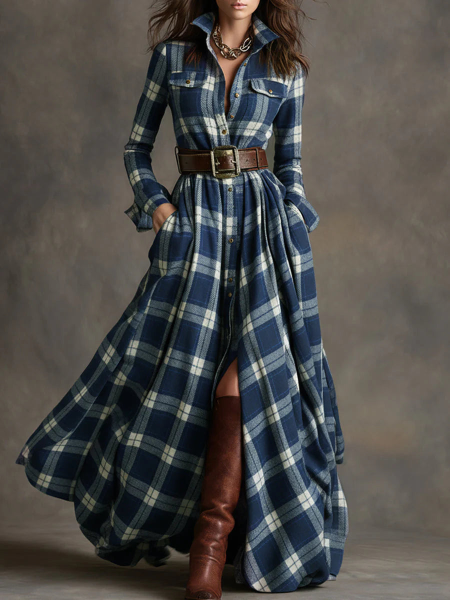 Riley™ | Sharp Elegance Shirt Dress