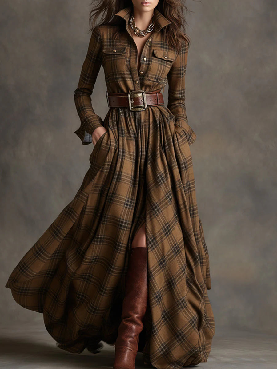 Riley™ | Sharp Elegance Shirt Dress