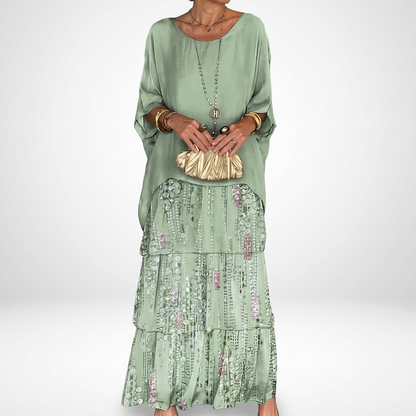 Charlotte™ — Flowing Maxi Dress with Bohemian Ruffles
