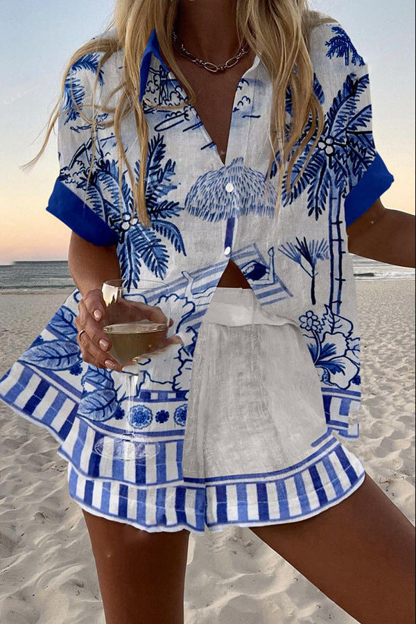 Liana™ | Coastal Palms Linen Set