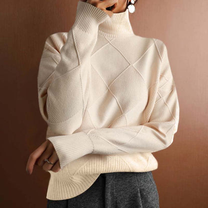 Evania™ | Casual Solid Color Knit Sweater