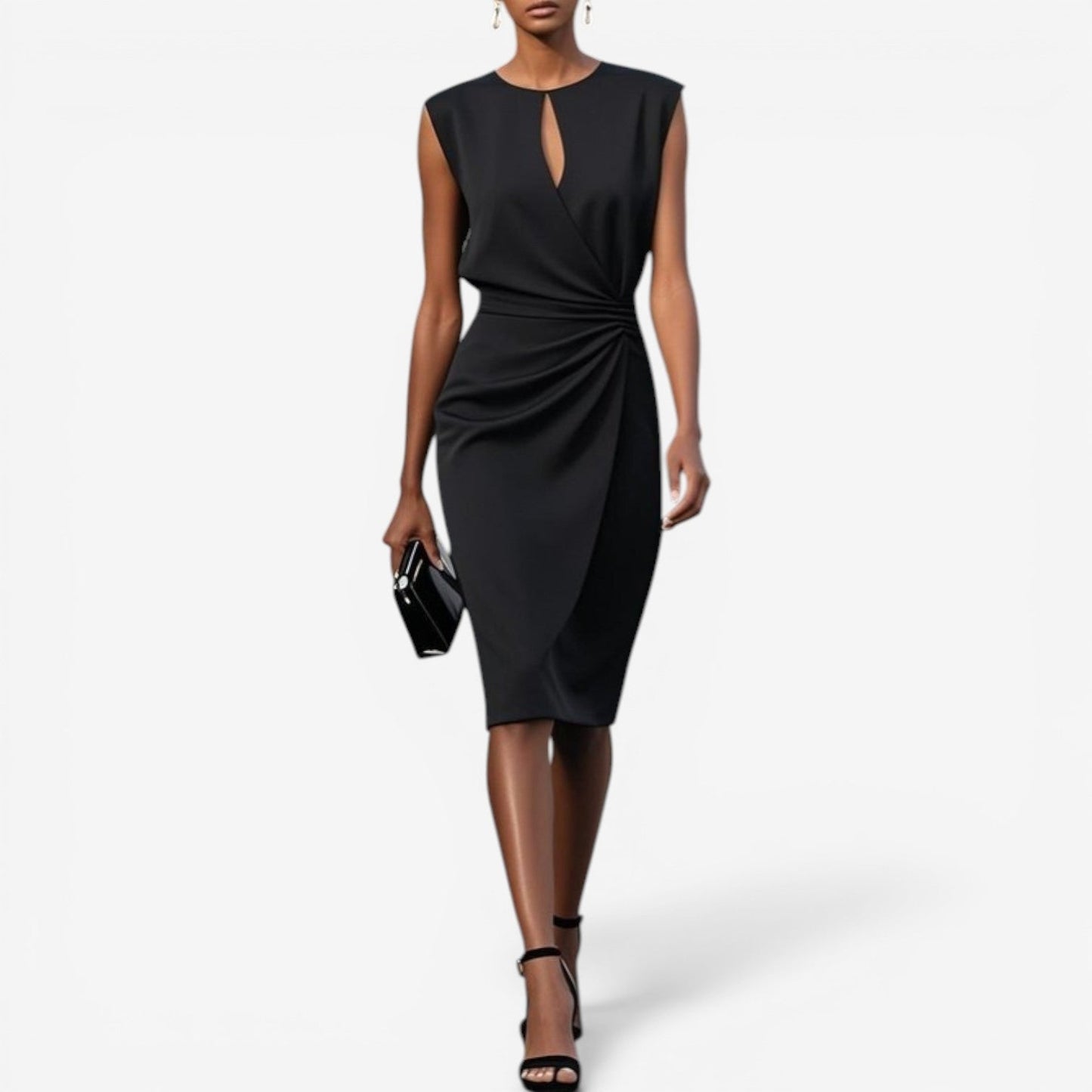 Letizia™ Élégante robe midi