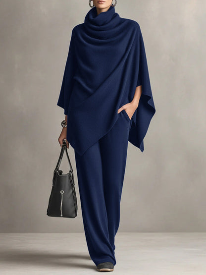 Claudia | Elegant Drape Two-Piece Set