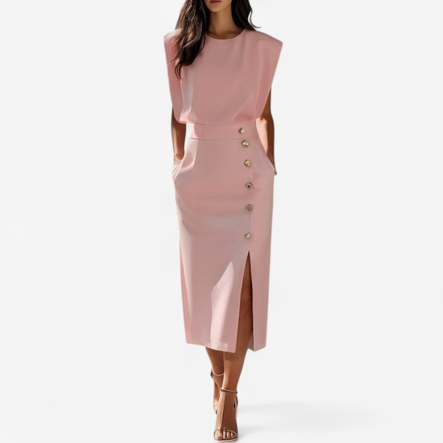 Stéphanie™ Tuta structurée chic