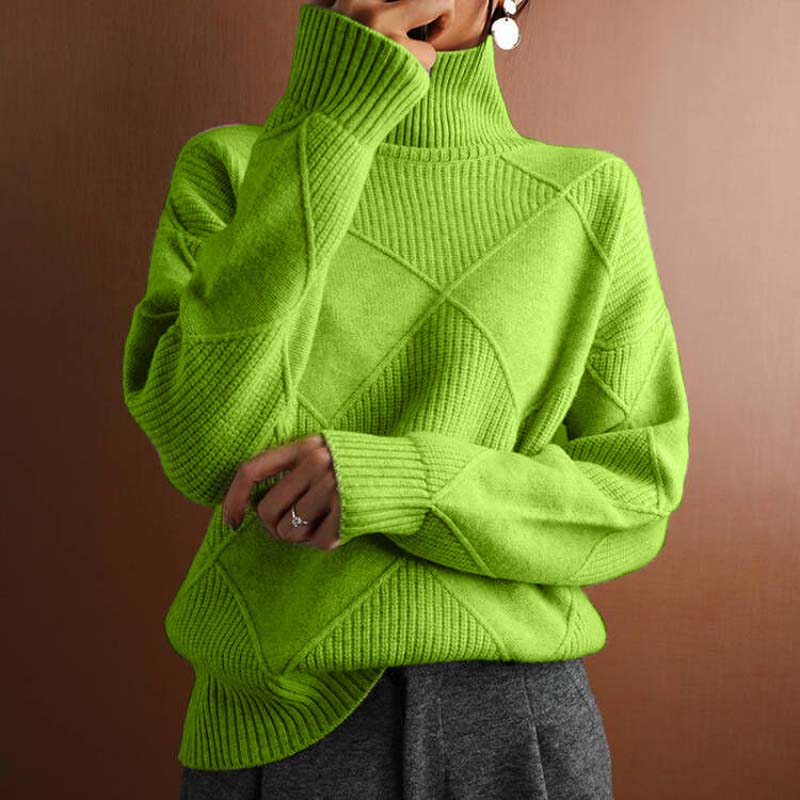 Evania™ | Casual Solid Color Knit Sweater