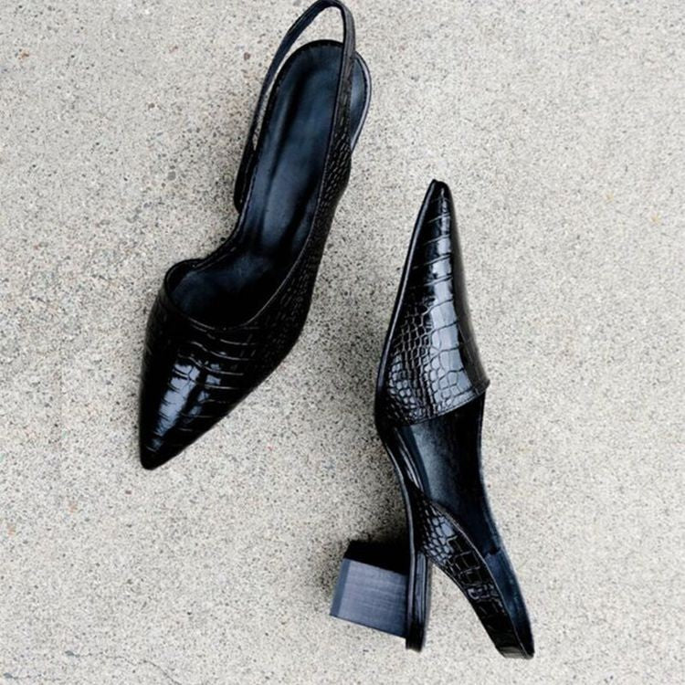 Wynn - Chaussures à talons à bout large