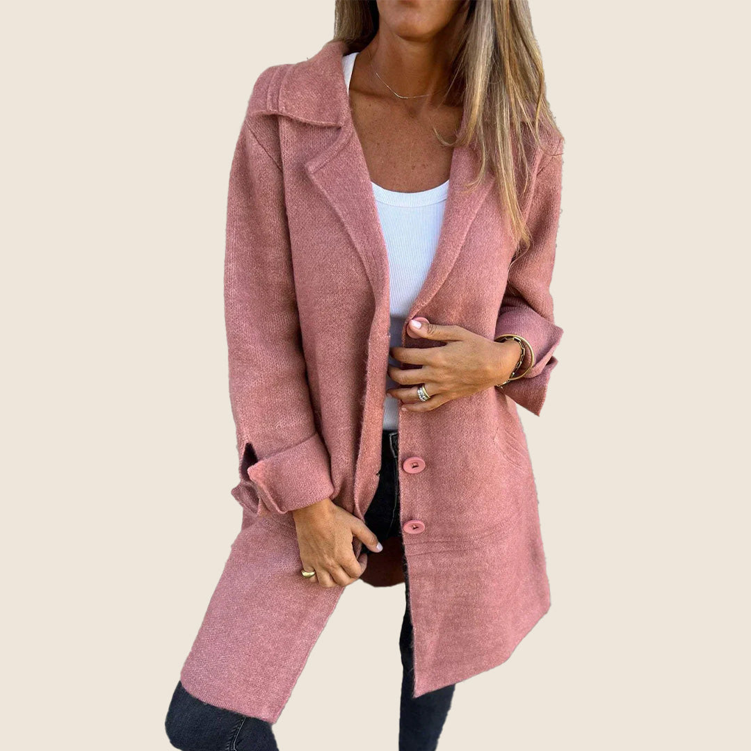 Solara™ | Soft Coat With Buttons