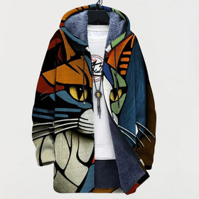 Abstract Cat Face