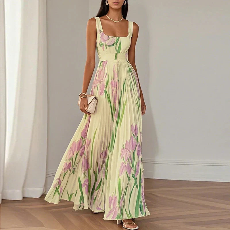 Grace | Robe Maxi A-Line Florale