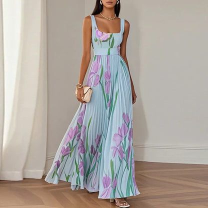 Grace | Robe Maxi A-Line Florale