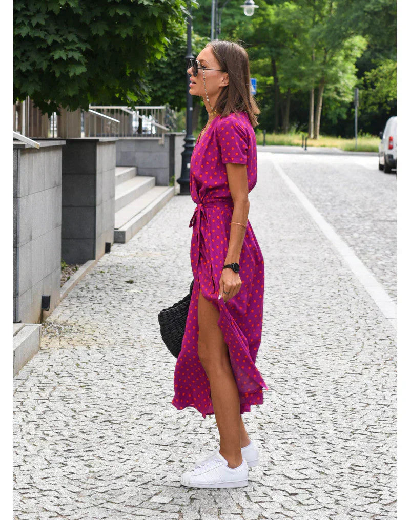 Fabiana | Elegant Dress with V-Neckline