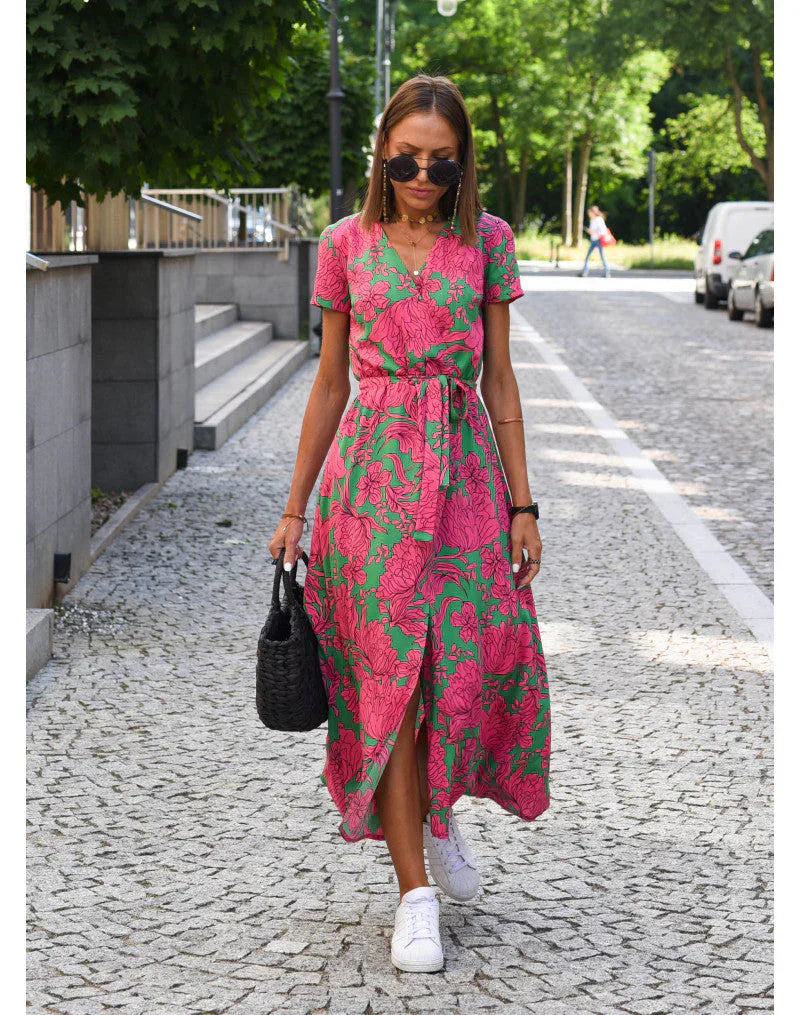 Fabiana | Elegant Dress with V-Neckline