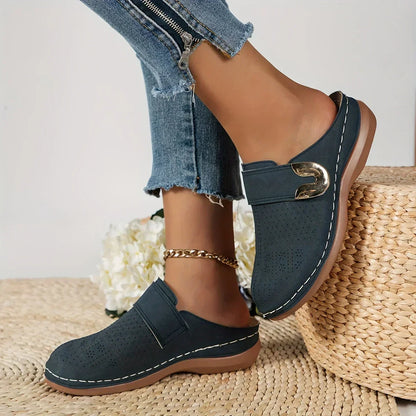 Caprielle™ Sandales à semelles compensées chic