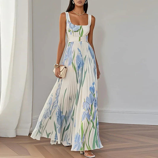 Grace | Robe Maxi A-Line Florale