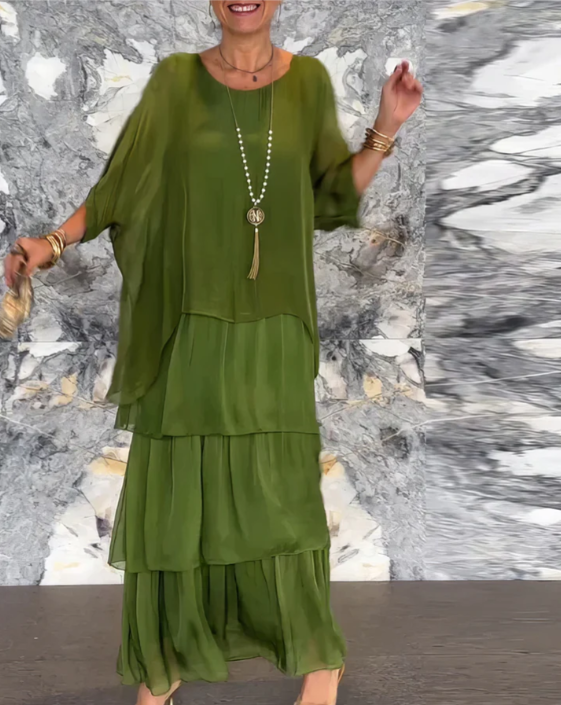 Camille™ | Elegant Flowing Maxi Dress