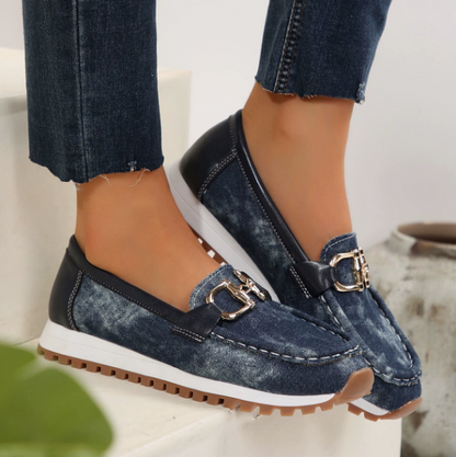 Eliza - Mocassins à boucle hybrides