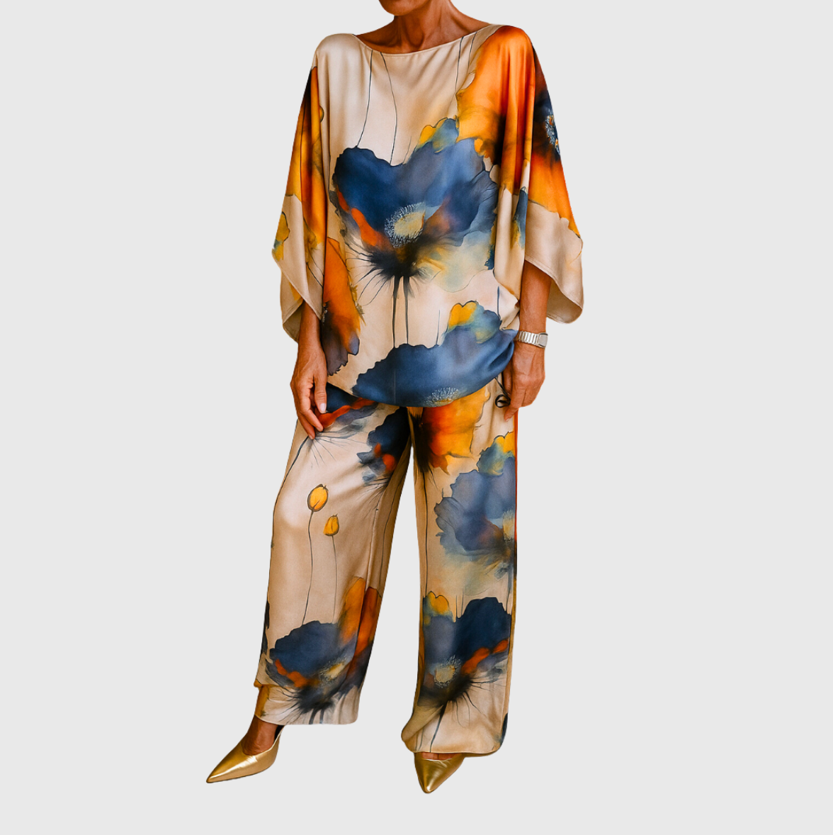 Maelora™ | Ensemble Satin à Deux Pièces pour Femmes