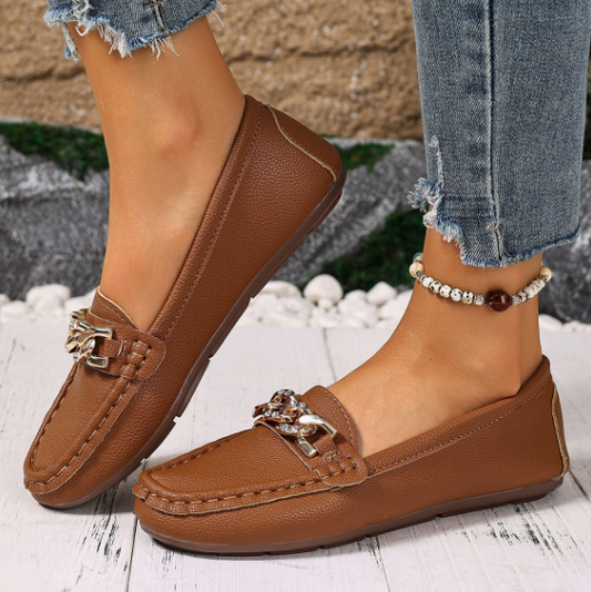 Eden - Mocassins à Boucle Diamant Plate