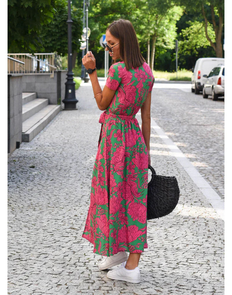 Fabiana | Elegant Dress with V-Neckline