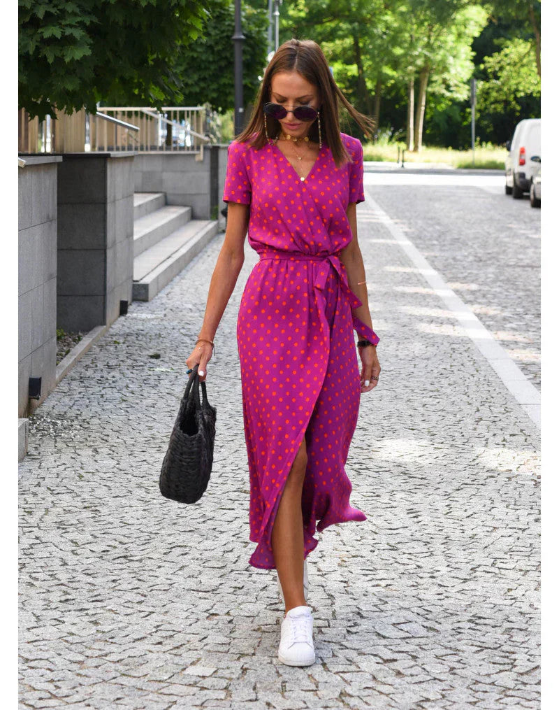 Fabiana | Elegant Dress with V-Neckline