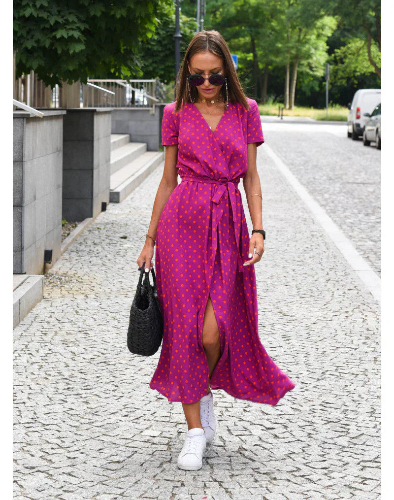 Fabiana | Elegant Dress with V-Neckline