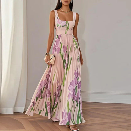 Grace | Robe Maxi A-Line Florale