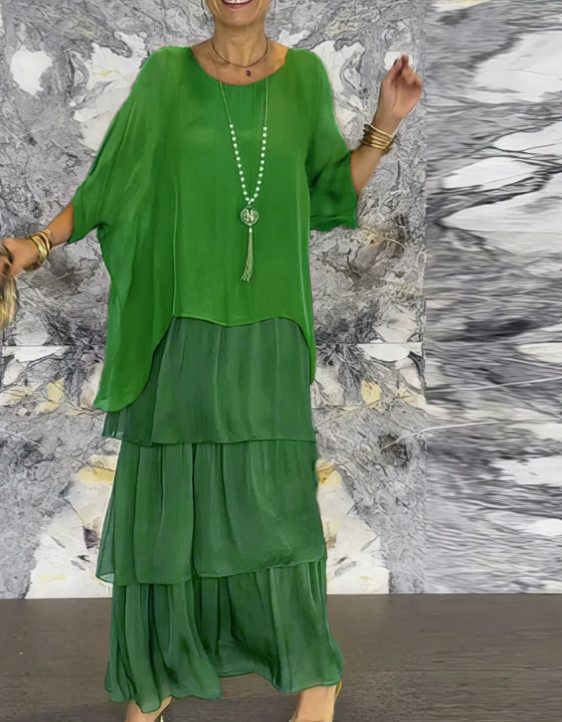 Camille™ | Elegant Flowing Maxi Dress