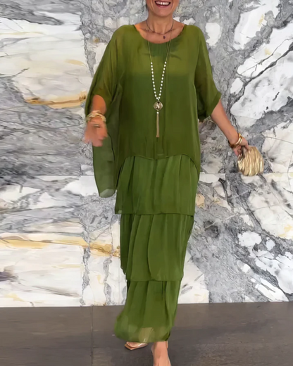 Camille™ | Elegant Flowing Maxi Dress