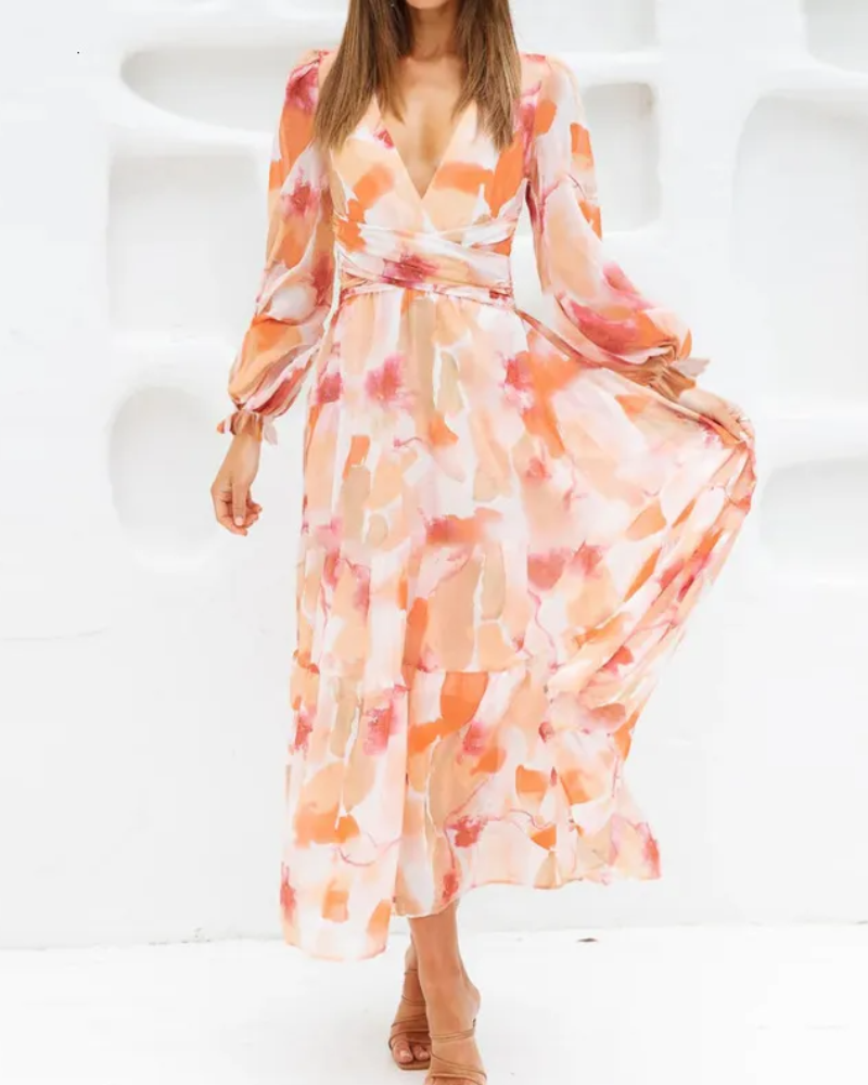 Celine | Robe Florale Féminine