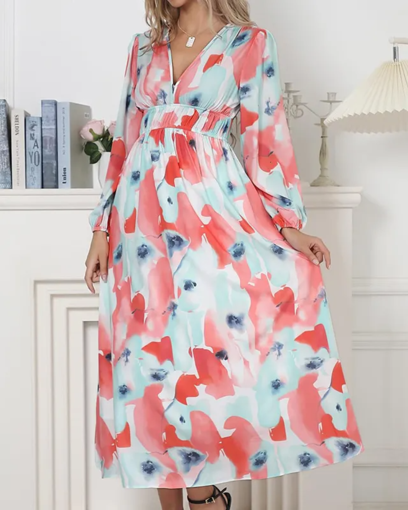 Celine | Robe Florale Féminine