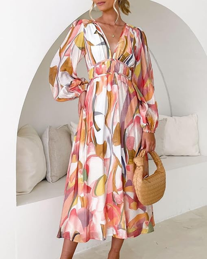 Celine | Robe Florale Féminine