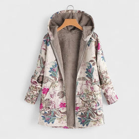 Beige Flowered