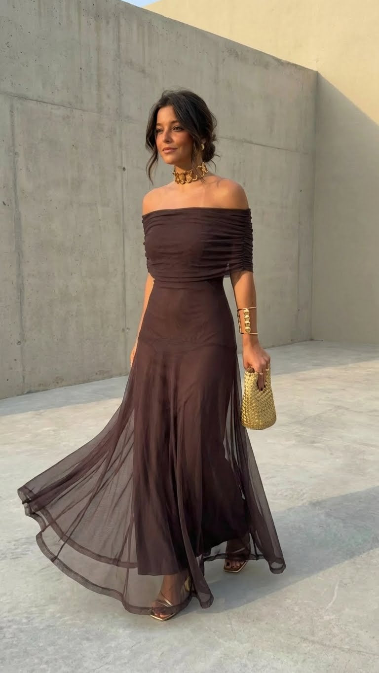GIORGINA / ROBE DE DESIGNER LONGUE