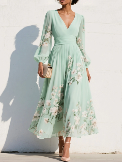 Sadie™ | Robe en chiffon à motif floral